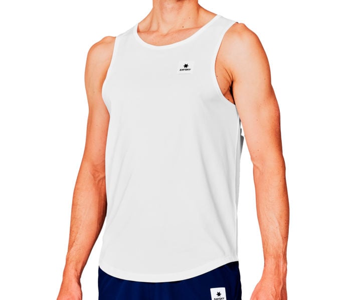 SAYSKY COMBAT PRO SINGLET LÖPARLINNE Vit