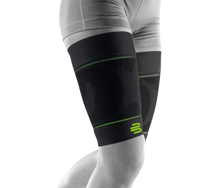 BAUERFEIND SPORT COMPRESSION SLEEVES LONG UPPER LEG LÅRSKYDD Svart