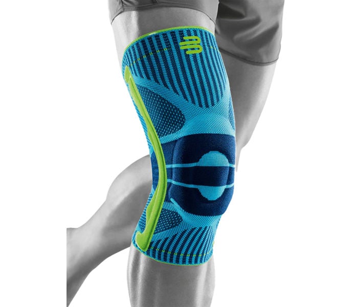 BAUERFEIND SPORT COMPRESSION KNEE SUPPORT KNÄSKYDD Blå
