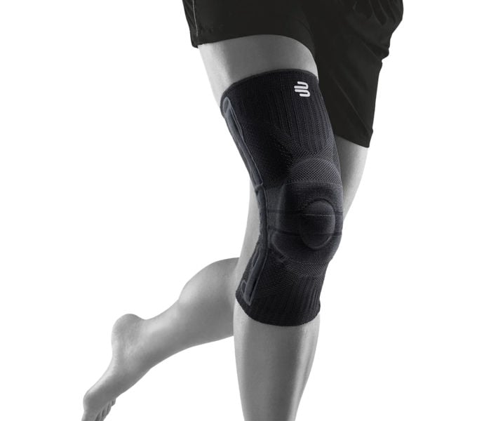 BAUERFEIND SPORT COMPRESSION KNEE SUPPORT KNÄSKYDD Svart