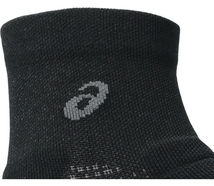 Asics PERFORMANCE RUN QUARTER LÖPARSTRUMPOR Svart