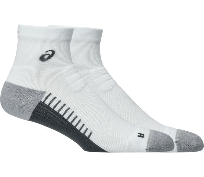 Asics PERFORMANCE RUN QUARTER LÖPARSTRUMPOR Vit
