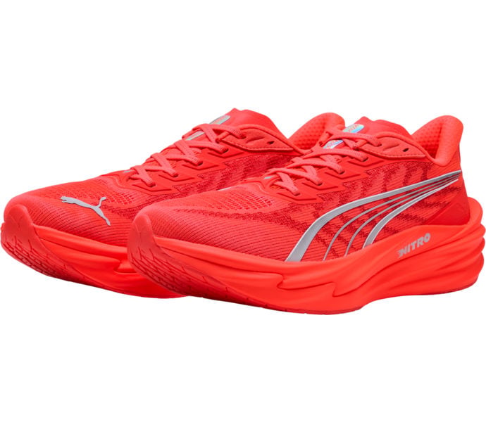 Puma DEVIATE NITRO 4 KOLFIBERSKOR Röd