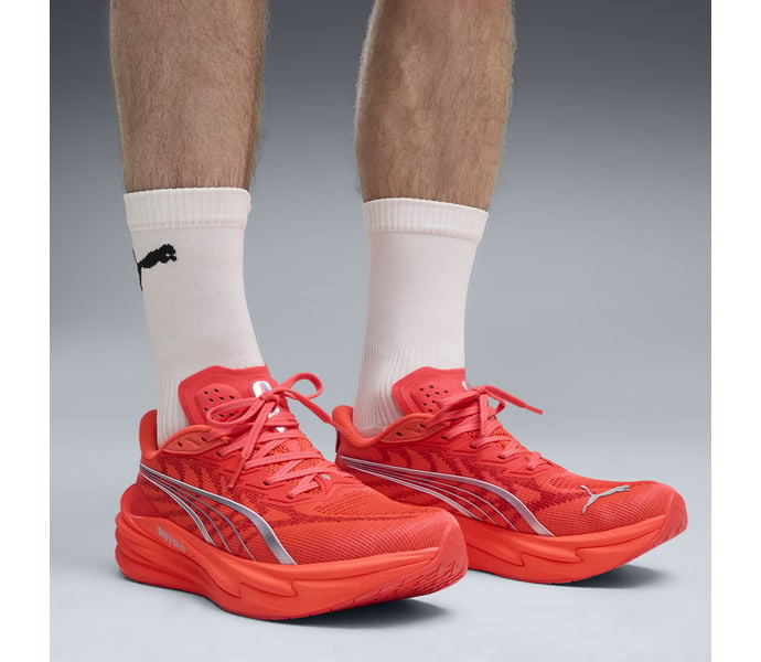 Puma DEVIATE NITRO 4 KOLFIBERSKOR Röd