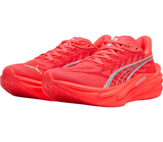 Puma DEVIATE NITRO 4 KOLFIBERSKOR Röd
