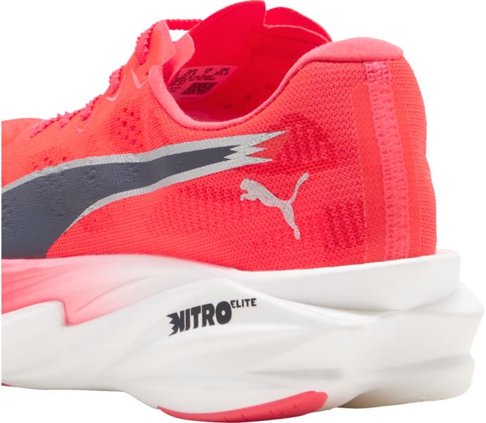 Puma DEVIATE NITRO ELITE 4 KOLFIBERSKOR Röd