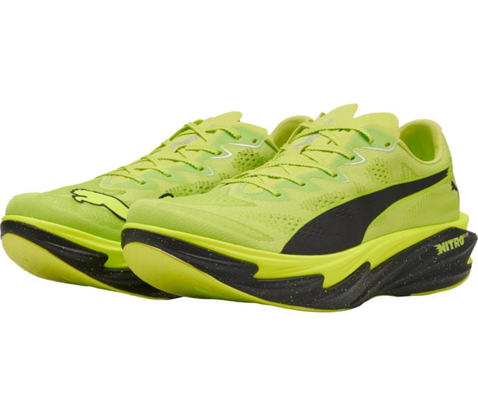 Puma DEVIATE NITRO ELITE 4 KOLFIBERSKOR Grön