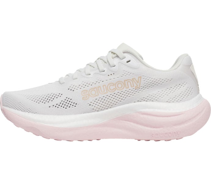 Saucony RIDE 19 WIDE LÖPARSKOR Vit