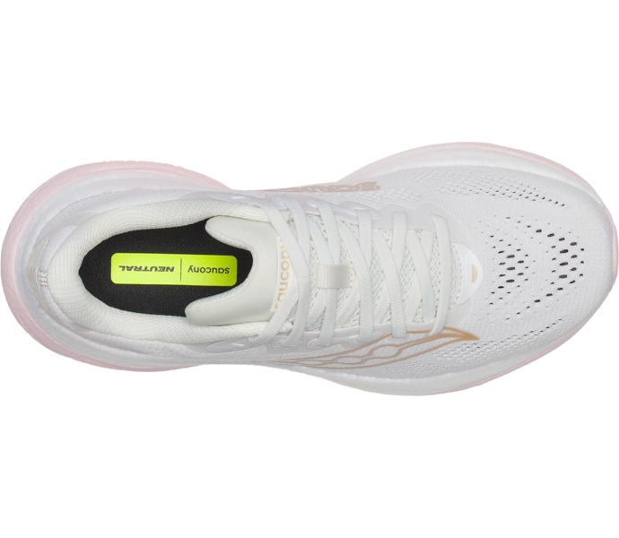 Saucony RIDE 19 WIDE LÖPARSKOR Vit