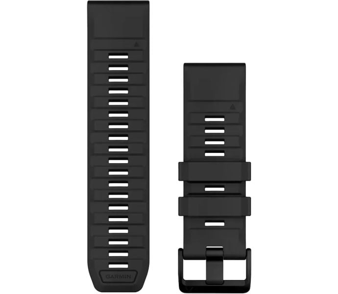 Garmin QUICKFIT SILICONE FENIX 8 26 MM KLOCKARMBAND Svart