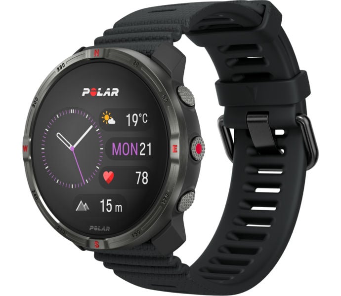 Polar GRIT X2 LÖPARKLOCKA Svart