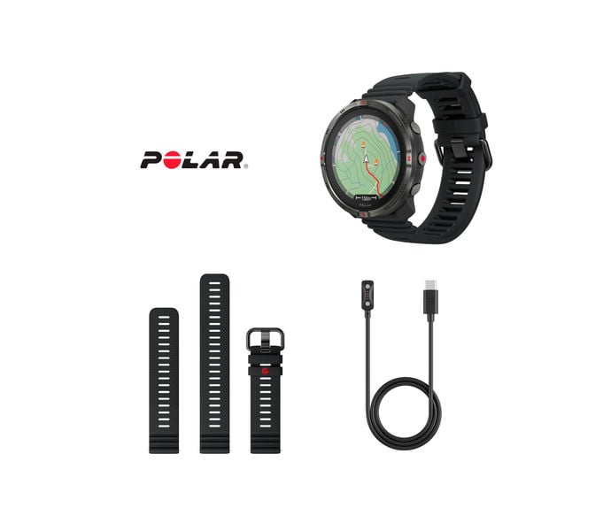 Polar GRIT X2 LÖPARKLOCKA Svart