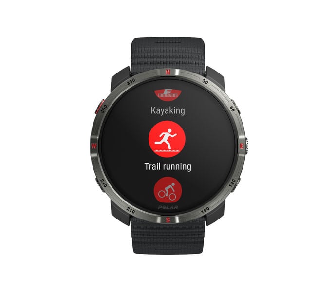 Polar GRIT X2 LÖPARKLOCKA Svart