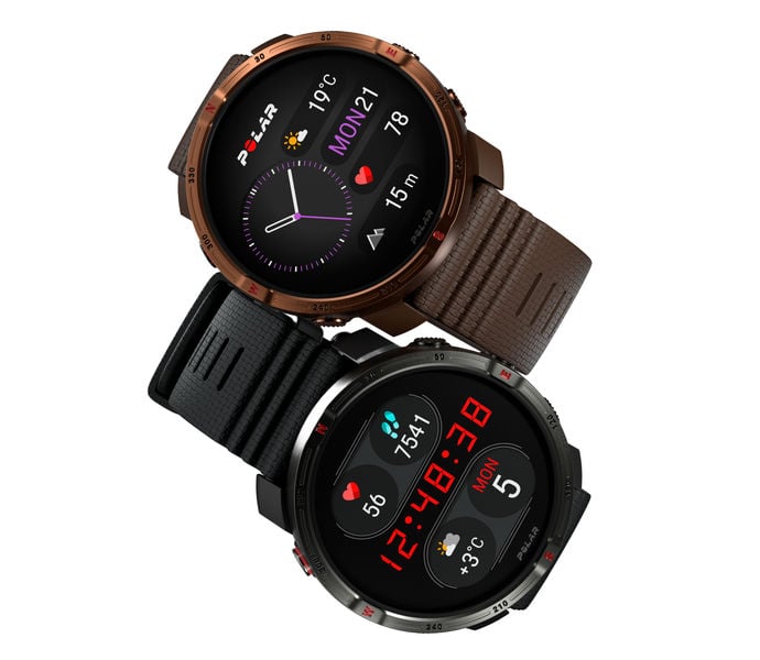 Polar GRIT X2 LÖPARKLOCKA Svart