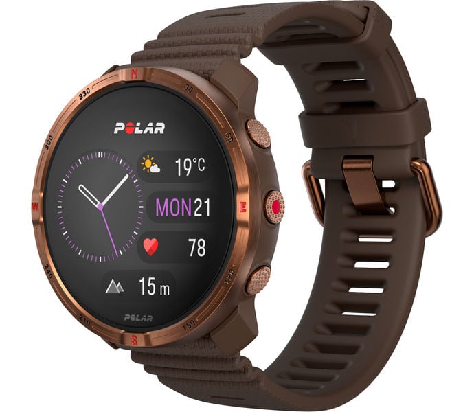 Polar GRIT X2 LÖPARKLOCKA Brun