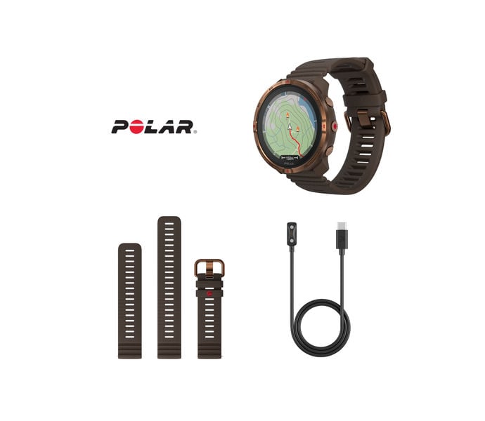 Polar GRIT X2 LÖPARKLOCKA Brun
