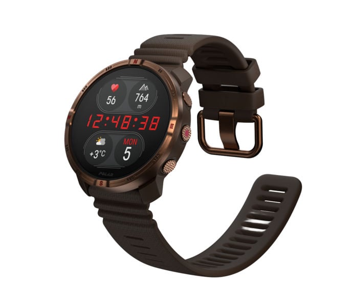 Polar GRIT X2 LÖPARKLOCKA Brun