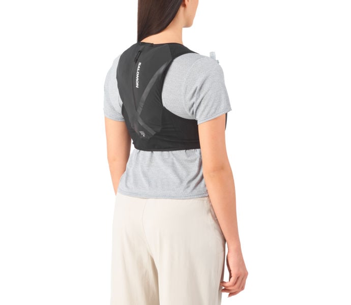Salomon GRAVEL SKIN VEST 4 LÖPARRYGGSÄCK Svart