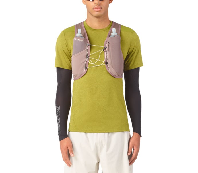 Salomon GRAVEL SKIN VEST 4 LÖPARRYGGSÄCK Rosa