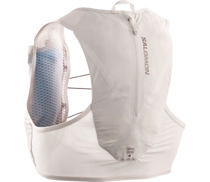 Salomon GRAVEL SKIN VEST 4 LÖPARRYGGSÄCK Vit