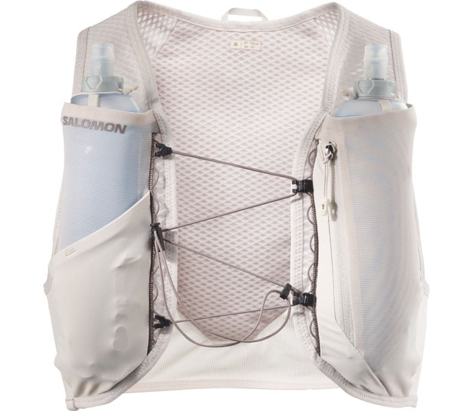 Salomon GRAVEL SKIN VEST 4 LÖPARRYGGSÄCK Vit