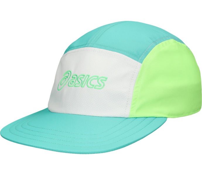 Asics PERFORMANCE RUNNING 5 PANEL CAP Grön