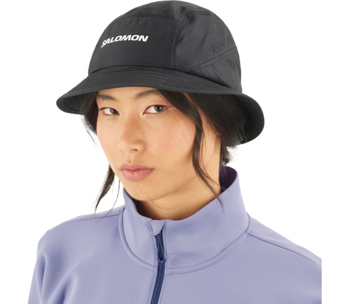 Salomon SHAKEOUT BUCKET HAT LÖPARKEPS Svart