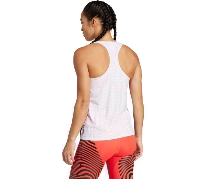 adidas ADIZERO SINGLET LÖPARLINNE Vit