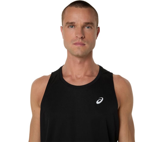 Asics CORE SINGLET LÖPARLINNE Svart