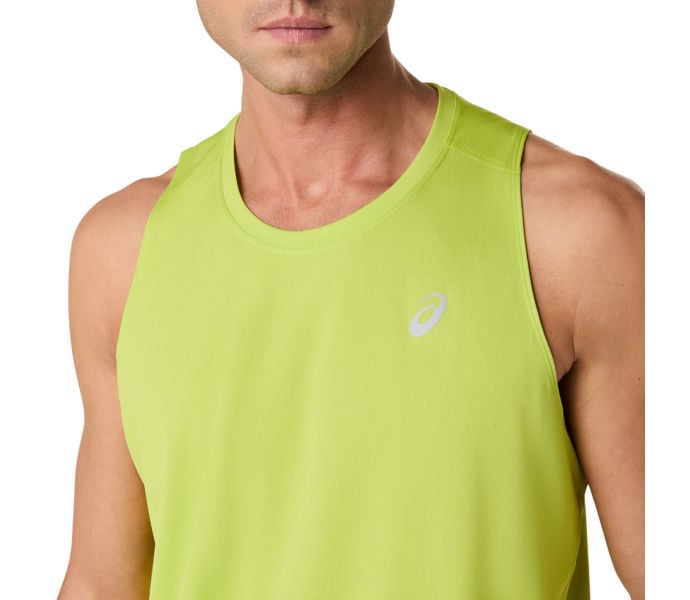 Asics CORE SINGLET LÖPARLINNE Gul