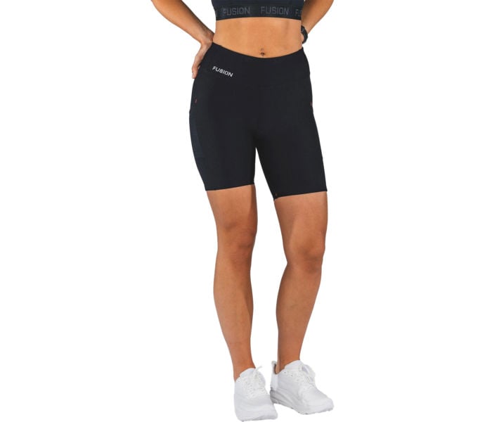 FUSION SHORT GYM TIGHTS  Svart