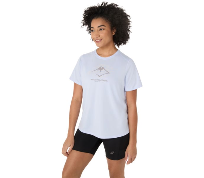 Asics FUJITRAIL LOGO SS TOP LÖPARTRÖJA Blå