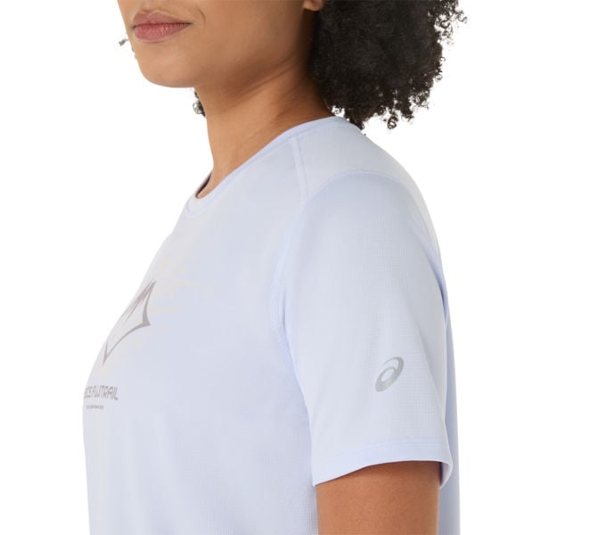 Asics FUJITRAIL LOGO SS TOP LÖPARTRÖJA Blå