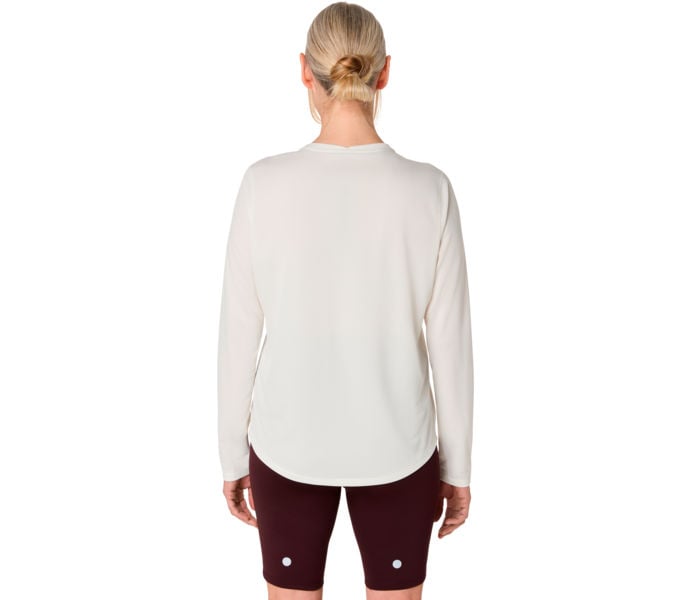 Asics FUJITRAIL LOGO LS TOP LÖPARTRÖJA Vit