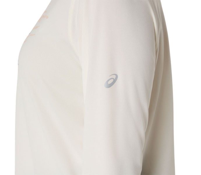 Asics FUJITRAIL LOGO LS TOP LÖPARTRÖJA Vit