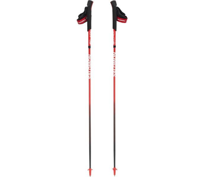 Salomon S/LAB ULTRA CARBON LÖPARSTAVAR Röd