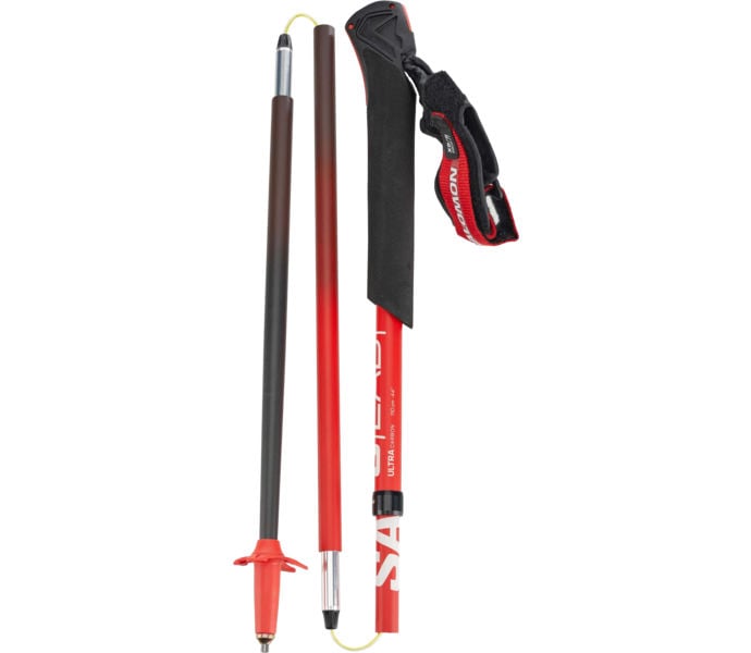 Salomon S/LAB ULTRA CARBON LÖPARSTAVAR Röd