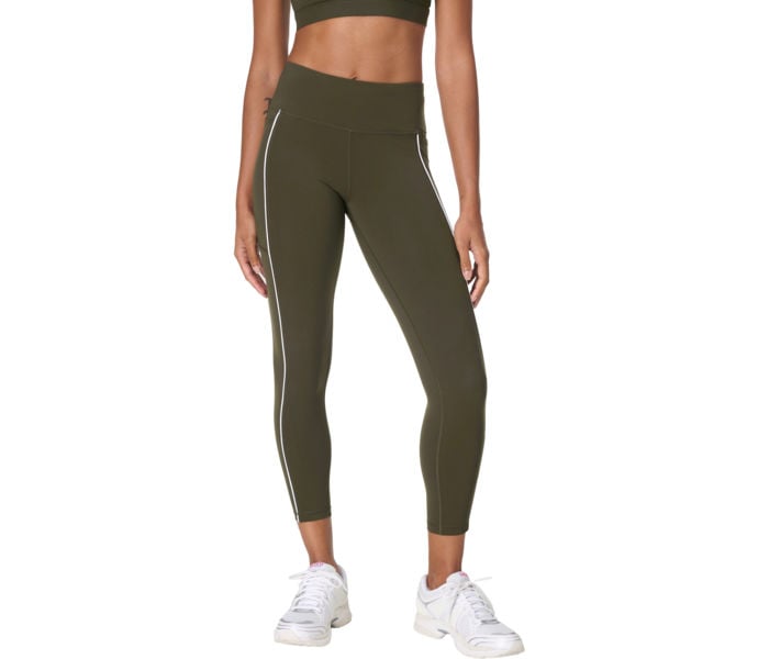 Sweaty Betty POWER WORKOUT LEGGINGS WITH PIPING LÖPARTIGHTS Grön