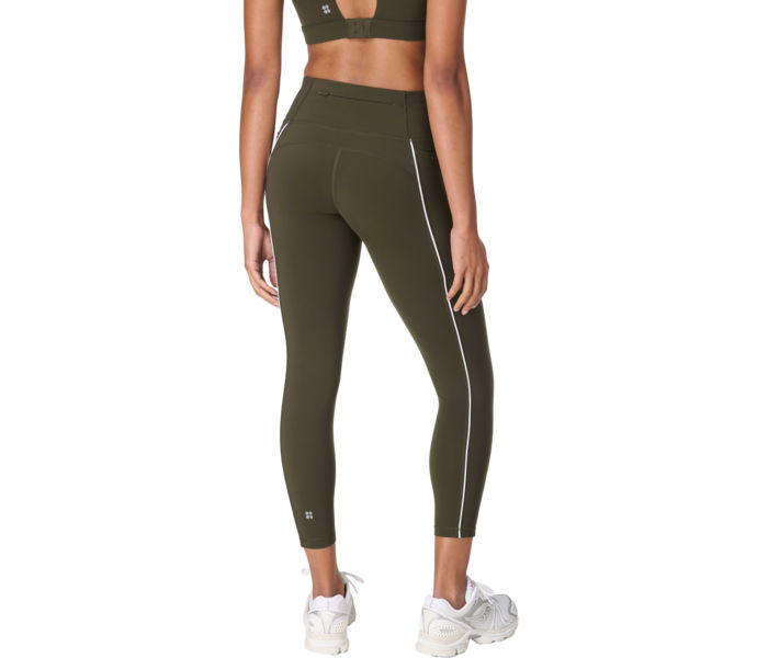 Sweaty Betty POWER WORKOUT LEGGINGS WITH PIPING LÖPARTIGHTS Grön