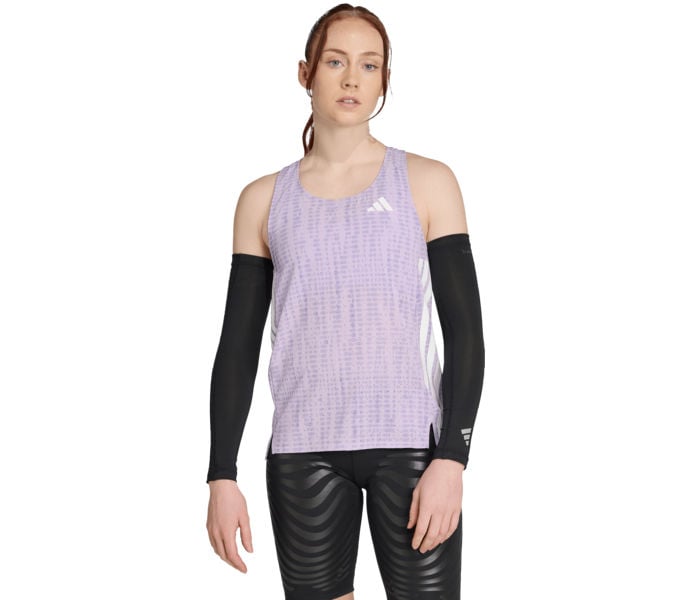 adidas ADIZERO SINGLET LÖPARLINNE Rosa