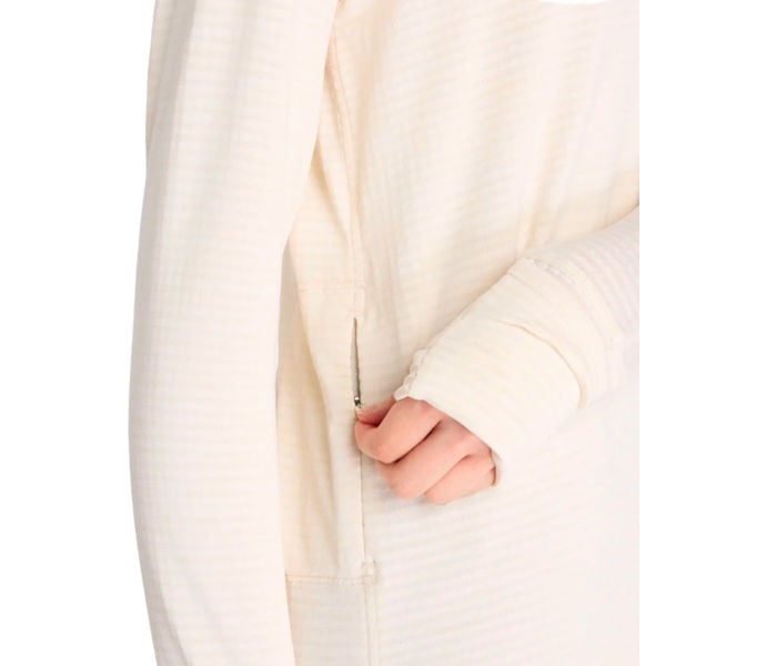 New Balance HEAT GRID 1/2 ZIP HOODIE LÖPARTRÖJA Beige