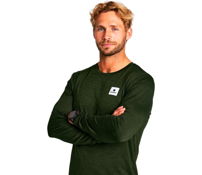 SAYSKY STATEMENT PACE LONG SLEEVE LÖPARTRÖJA Grön
