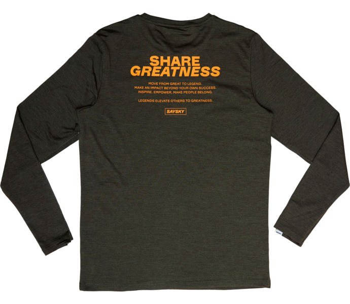 SAYSKY STATEMENT PACE LONG SLEEVE LÖPARTRÖJA Grön