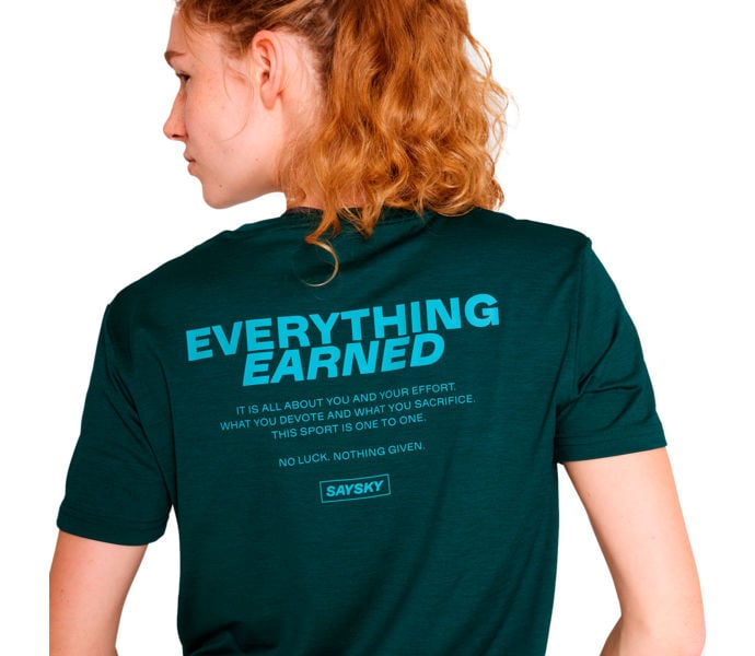 SAYSKY STATEMENT PACE T-SHIRT LÖPARTRÖJA Grön
