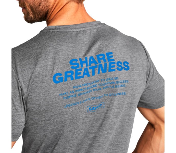 SAYSKY STATEMENT PACE T-SHIRT LÖPARTRÖJA Grå
