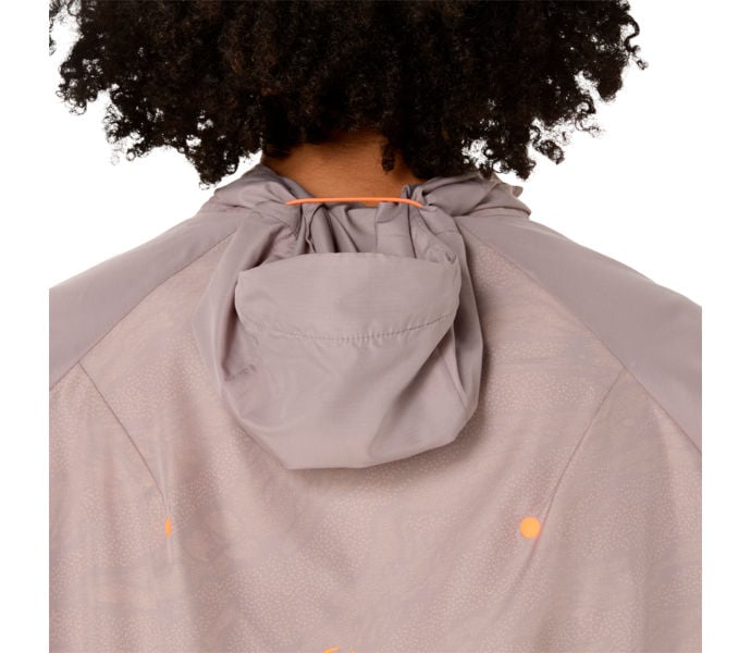 Asics FUJITRAIL PACKABLE WINDBREAKER LÖPARJACKA Grå