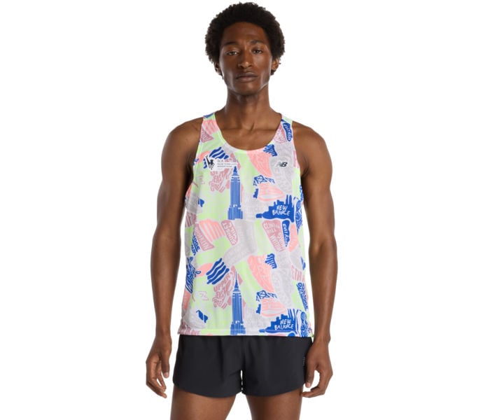 New Balance NYC MARATHON RUNNING SINGLET LÖPARLINNE Flerfärgad