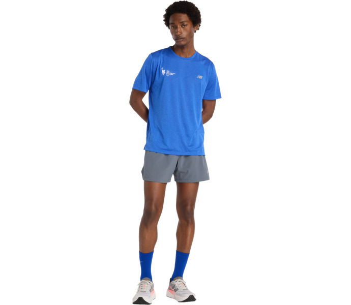 New Balance NYC MARATHON ATHLETICS LÖPARTSHIRT Blå