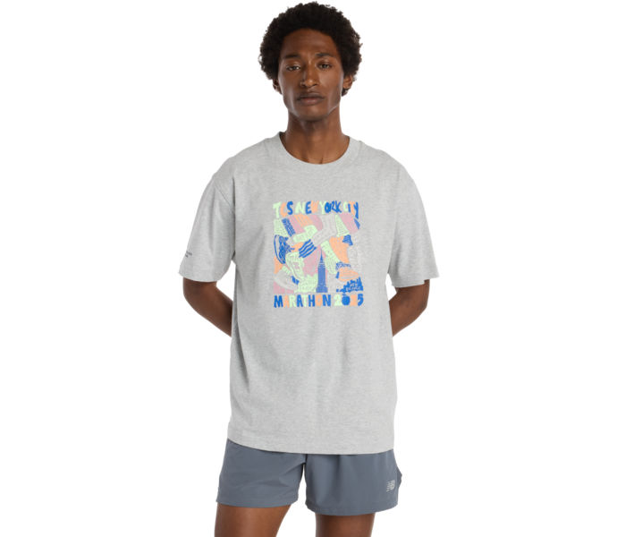 New Balance NYC MARATHON GRAPHIC TSHIRT Grå