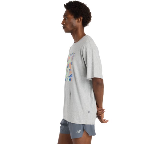 New Balance NYC MARATHON GRAPHIC TSHIRT Grå
